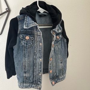 Little Bipsy Denim Hooded Jacket